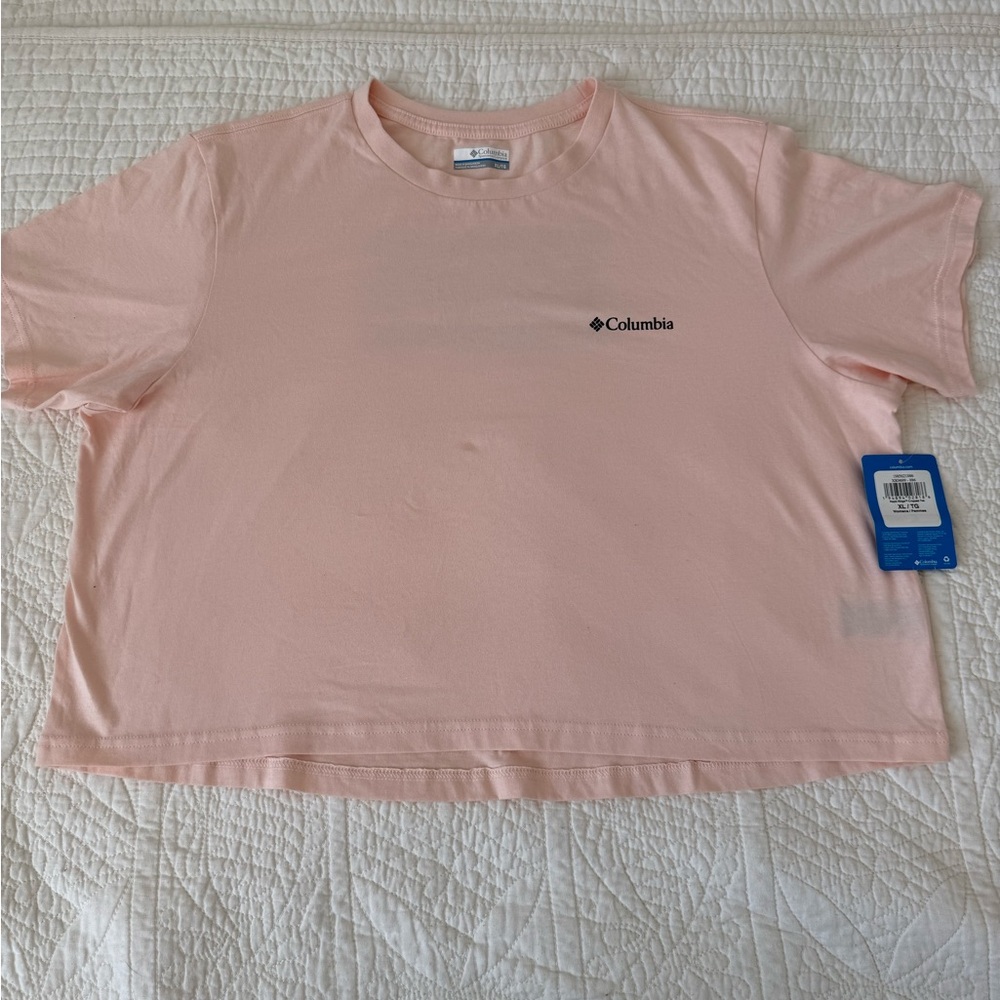 Columbia Light Pink Crew Neck Tee